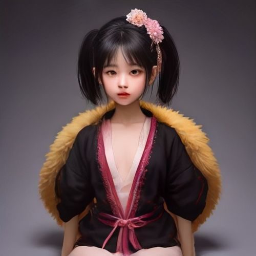 正方形比例的美妞图片写真特写，用于头像或社交平台展示